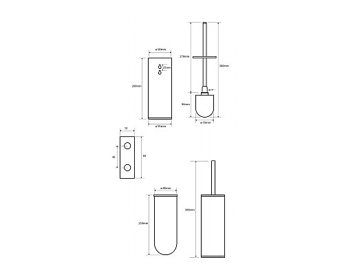Ёршик подвеснойнаполный Bemeta 102313066