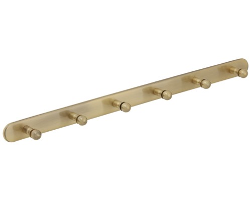 Планка с 6-ю крючками Veragio Gialetta L47.5, бронза