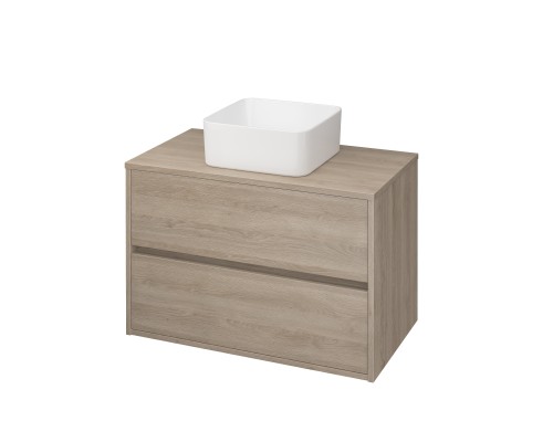 Раковина на столешницу Cersanit CREA 35 SQUARE P-UM-CRE35/1-oc-S