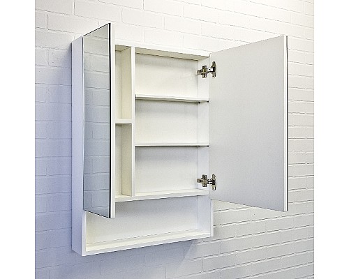 Зеркальный шкаф Comforty Никосия 60 00-00011199 Белый глянцевый