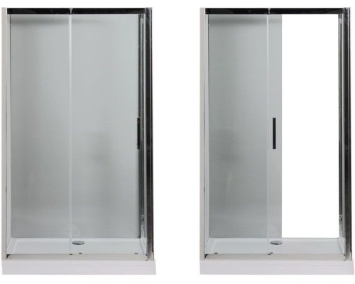 Душевой уголок Aquanet Delta NPE1131 140x80, прозрачное стекло