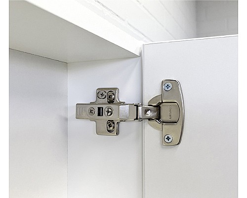 Зеркальный шкаф Comforty Никосия 60 00-00011199 Белый глянцевый