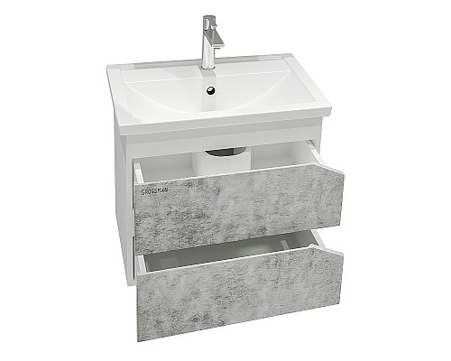 Раковина Grossman Kirovit Фостер 60 16413 Белая