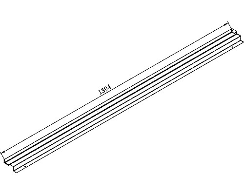 Светильник De Aqua Алюминиум 140 261792 Черный матовый
