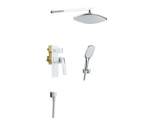 Душевая система встроенная Timo Helmi SX-4069/00-16SM хром-белый