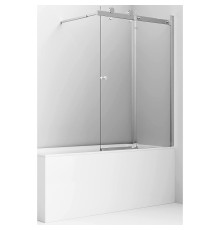 Шторка на ванну Ambassador Bath Screens 90х140 профиль Хром стекло прозрачное