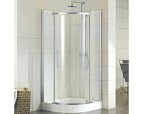 Душевой уголок Azario Edmonton 90х90 AZ-NNC2231 900 профиль Хром стекло прозрачное