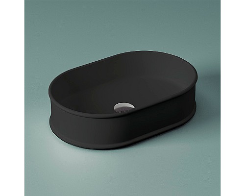 Раковина-чаша Artceram Atelier 60 ATL002 17 00 Черная матовая