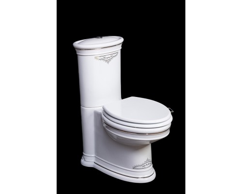 Унитаз с бачком напольный Boheme Puro с узором CHROME