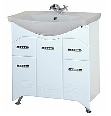 Тумба под раковину Bellezza Дрея 75 4631312000011 Белая