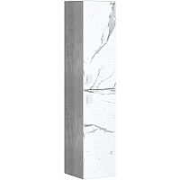 Шкаф пенал Onika Марбл 30.10 403076 подвесной Мрамор Камень бетонный