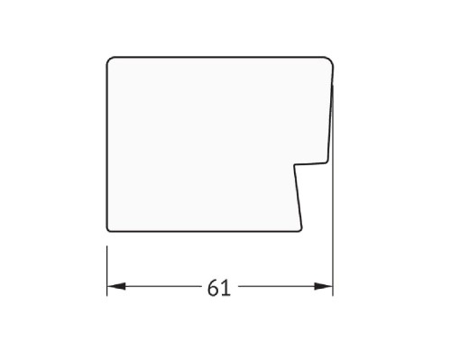 Зеркало Evoform Definite Floor 196х106 Алюминий