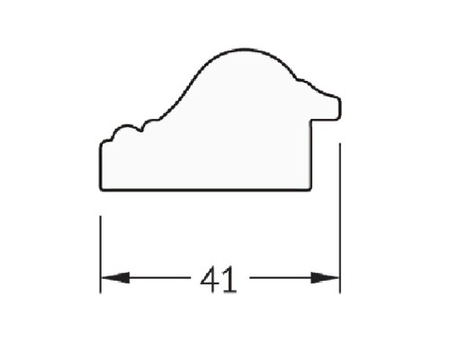 Зеркало Evoform Definite 71х51 Мельхиор