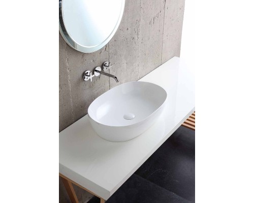 Раковина-чаша Azzurra Elegance Circle 60 ELLA060400C0BI/(ECI60 bi*0) Белая