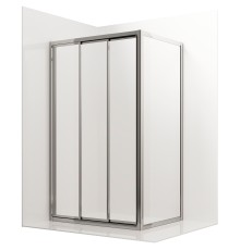 Душевой уголок Ambassador Forsa 130х70 17021104NX-70NX профиль Хром стекло прозрачное