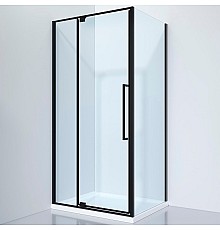 Душевой уголок Black&White Stellar Wind S818 BC 100x80 8181000 Черный матовый