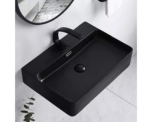 Раковина CeramaLux 60 8145MB Черная матовая