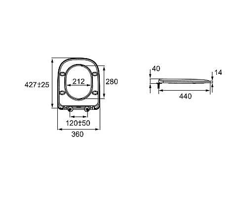 Комплект унитаза с инсталляцией Jacob Delafon Vox E21772RU-00 с сиденьем Микролифт без клавиши смыва