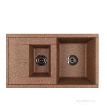 Мойка для кухни Делия 87 терракотовый Aquaton