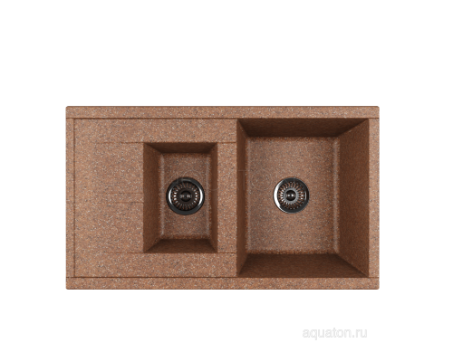 Мойка для кухни Делия 87 терракотовый Aquaton