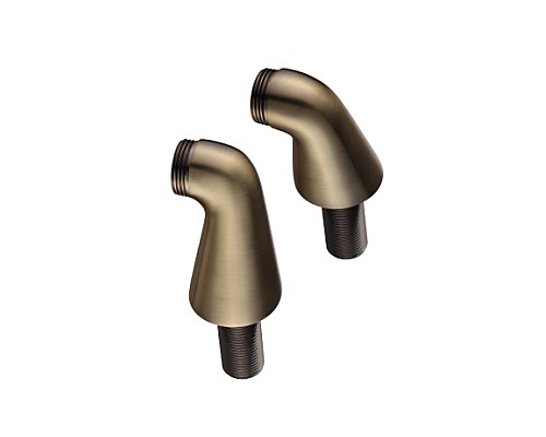 Комплект переходников Lemark LM8556BR для установки смесителя на борт ванны, 2 шт.