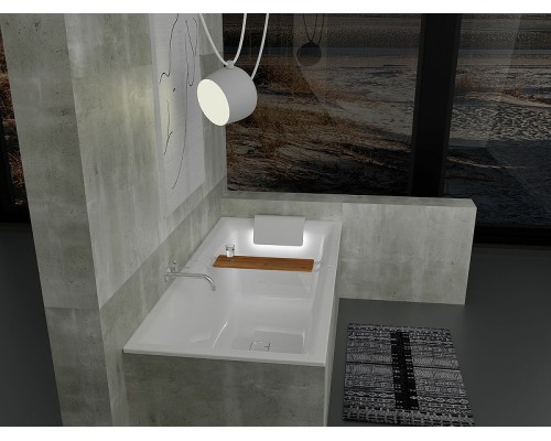 Акриловая ванна Riho Still Square 180х80 LED R