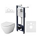 Комплект инсталляция AM.PM Spirit 2.0 с унитазом и клавишей IS49001.701700