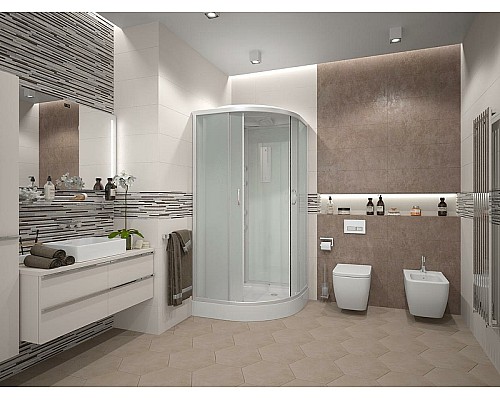 Душевая кабина Erlit Comfort 90х90 ER3509PF-C3-RUS с гидромассажем