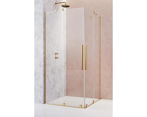 Душевая дверь Furo KDD Gold 90x200 прозрачное 8 мм левая часть 1/2 10105090-09-01L