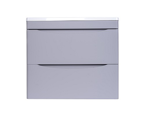 Тумба под раковину Style line Бергамо СС-00002317 подвесная серая