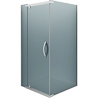 Душевой уголок Alex Baitler 100x100 AB244-100 профиль Хром стекло тонированное