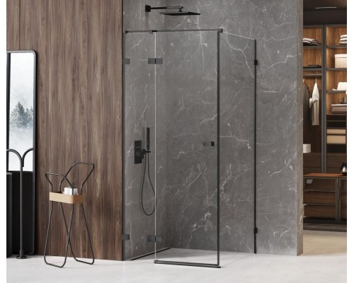 Душевое ограждение NEW TRENDY AVEXA BLACK 120x90x200 (черный)
