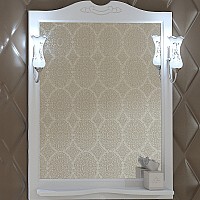 Зеркало Opadiris Клио 85 00-00003086 Белое матовое