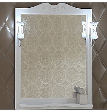 Зеркало Opadiris Клио 85 00-00003086 Белое матовое