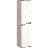 Шкаф пенал Onika Брендон 35.10 У 403565 подвесной Камень светлый Бетон крем