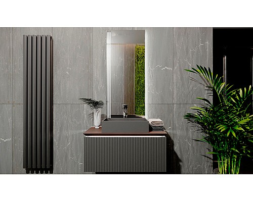 Тумба под раковину Jorno Strong 100 Str.01.100/P/A подвесная Антрацит