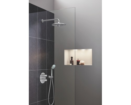 Верхний душ Grohe и Душевой кронштейн Grohe 26458000 380 мм