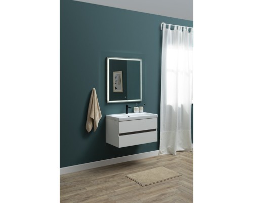 Мебель для ванной Aquanet Беркли 60 белый/дуб рошелье (зеркало белое)