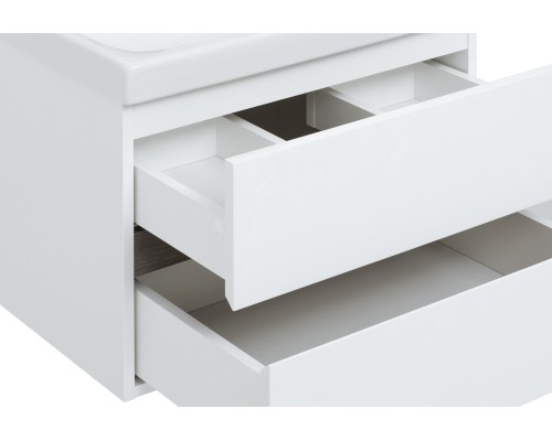 Мебель для ванной Aquanet Беркли 60 белый/дуб рошелье (зеркало белое)