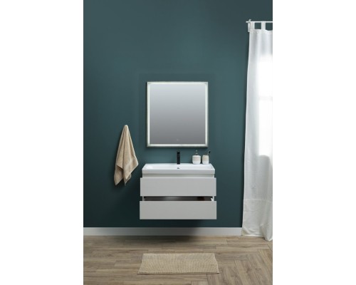 Мебель для ванной Aquanet Беркли 60 белый/дуб рошелье (зеркало белое)