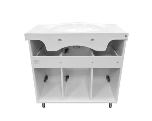 Тумба с раковиной Comforty Сочи 85 00004134639 Белая