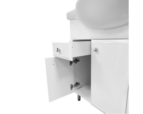 Тумба с раковиной Comforty Сочи 85 00004134639 Белая