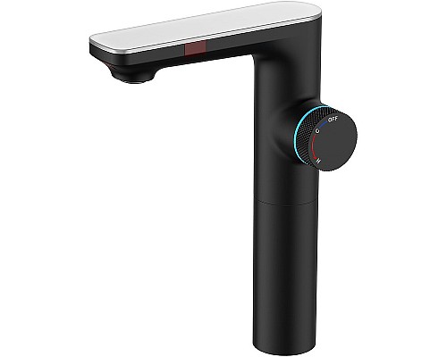 Смеситель для раковины Berges Morans 076004 с термостатом Черный матовый