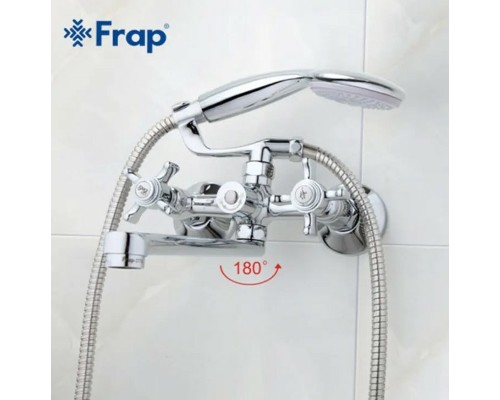 Смеситель для ванны Frap H24 универсальный Хром