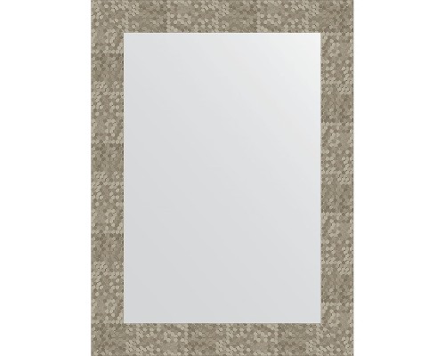 Зеркало Evoform Definite 76х56 BY 3052 в багетной раме - Соты титан 70 мм