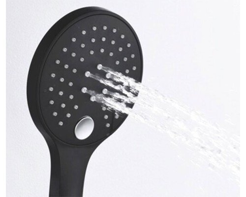 Душевая система WasserKRAFT Elbe A177471 Черная матовая