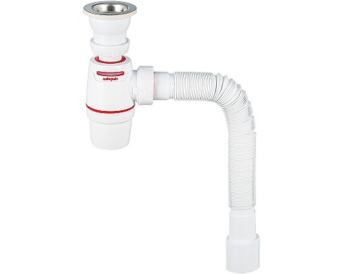 Сифон для кухонной мойки Wirquin Neo Air 30987083 Нержавеющая сталь