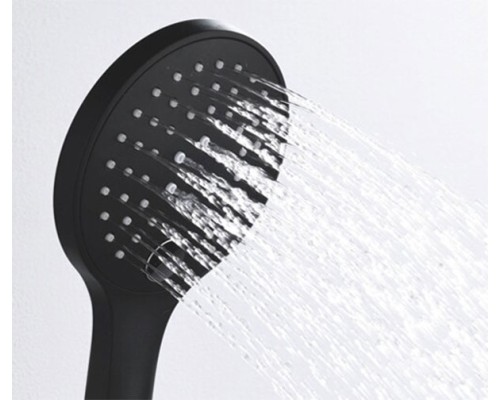 Душевая система WasserKRAFT Elbe A177471 Черная матовая