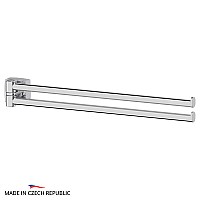 Держатель полотенец поворотный двойной (хром) FBS ESP 044 37 см