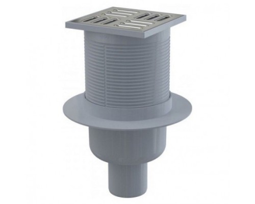 Душевой трап AlcaPlast APV32 выпуск прямой, гидрозатвор комбинированный